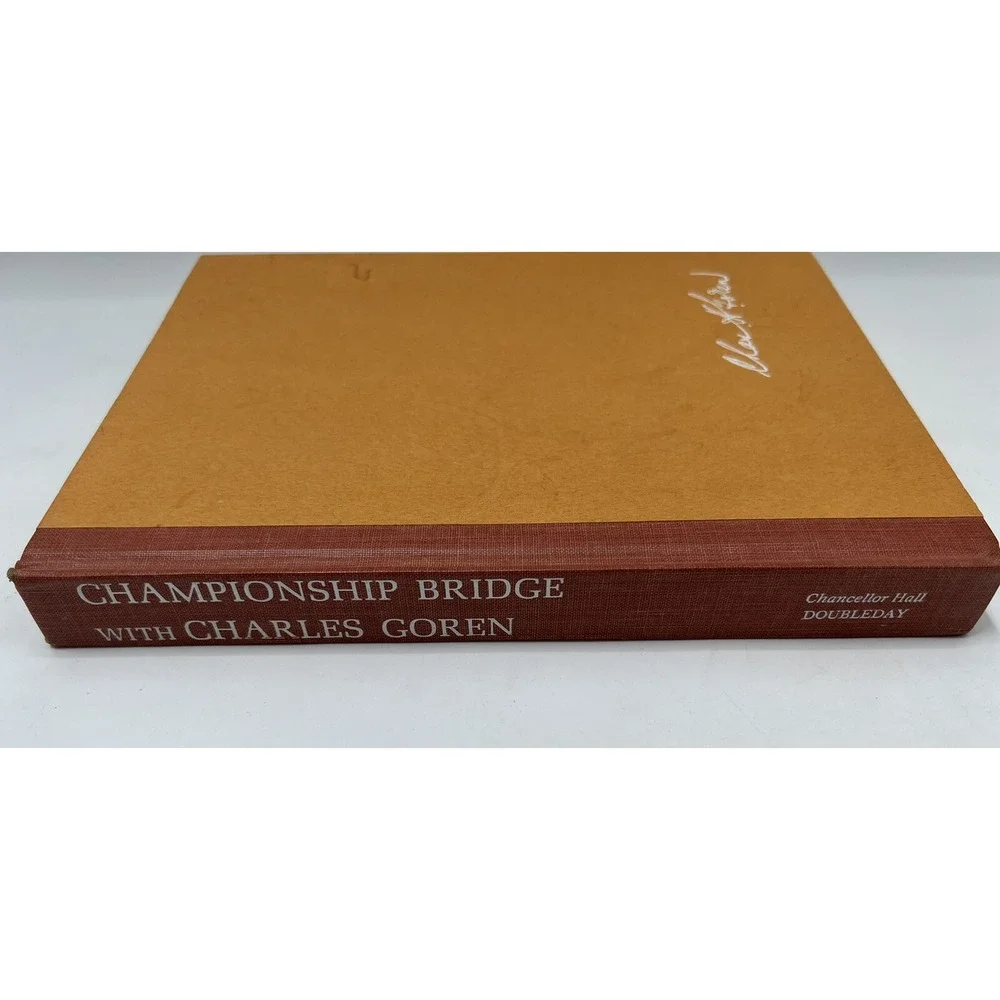 Vintage Champion Bridge Book Hardcover by Charles Goren